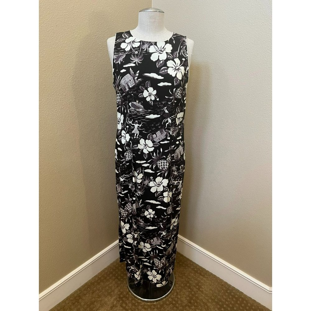 YOUNG HAWAII Liberty House Maxi Sleeveless Dress